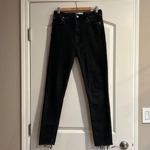 Zara high rise denim